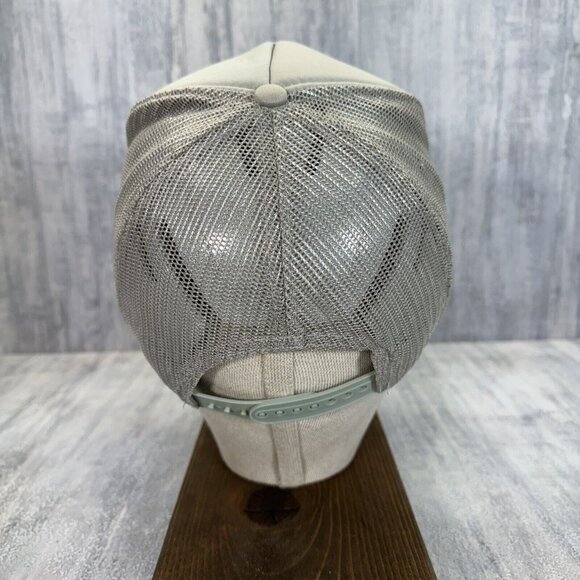 Seattle Grey Trucker Hat Smith Western Co Mesh Snap Back Vtg Cap - Picture 4 of 8